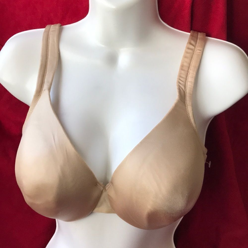 Lane Bryant Cacique Bra smooth satin beige